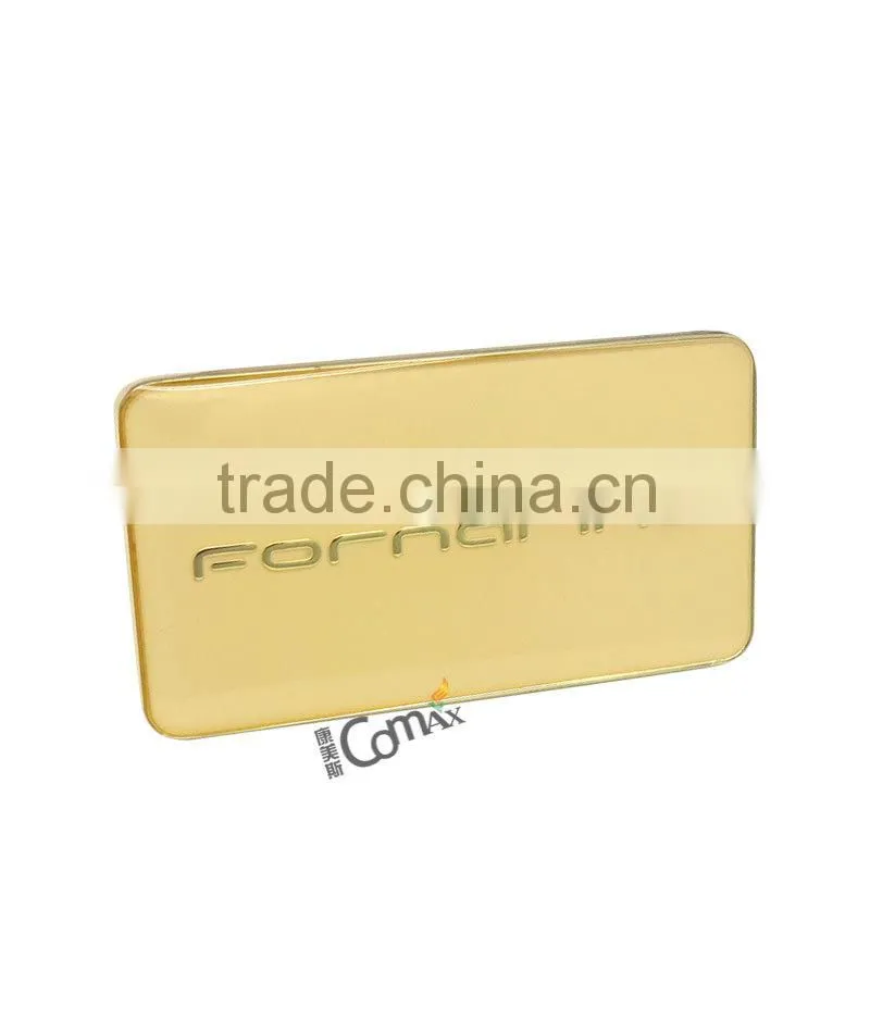 Custom engraved handbag metal logo design