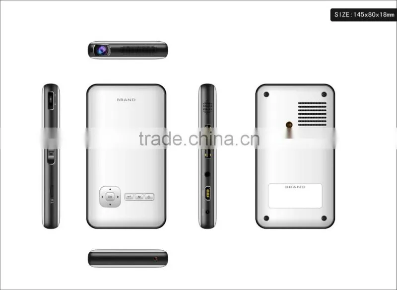2016 FLYIN New HD Led Projector Pocket Smart android pico projector build in WiFi Android Cheap Video Mini led Iphone Projector