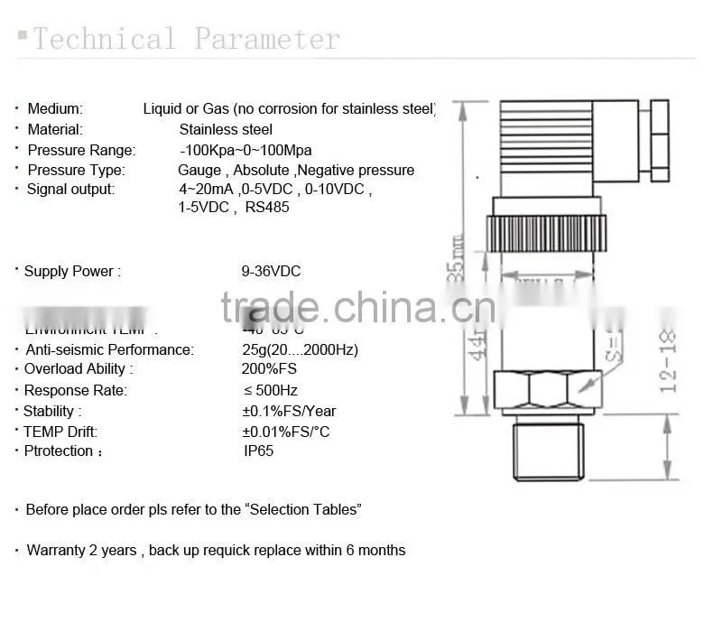 TP-C-12 industrial fuel pressure sensor work with GPS tracker