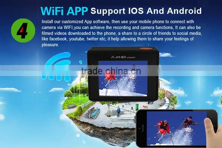 CE Certification hd 1080p helmet sport action camera
