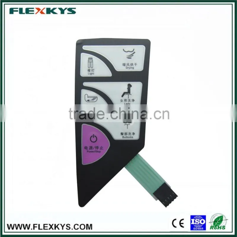 2016 custom tactile switch with poly domes easy to click