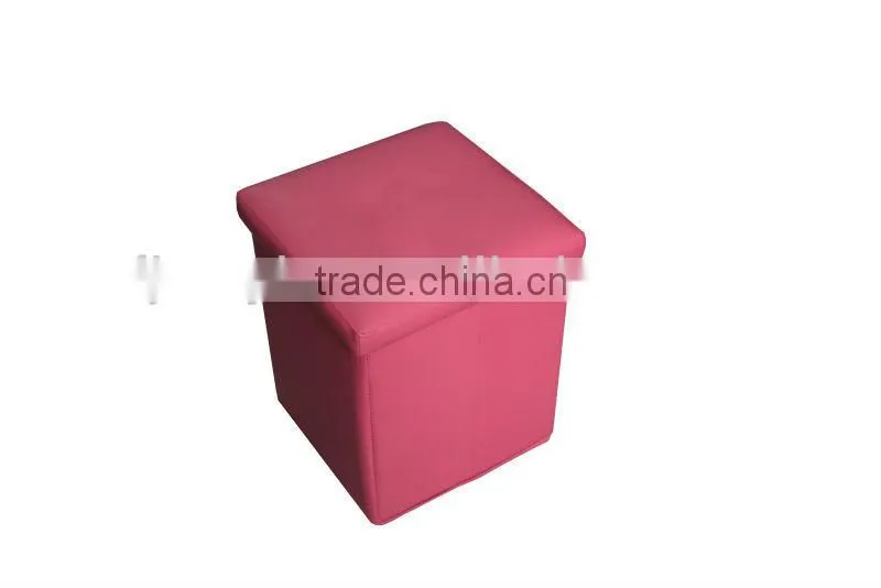 PU storage ottoman