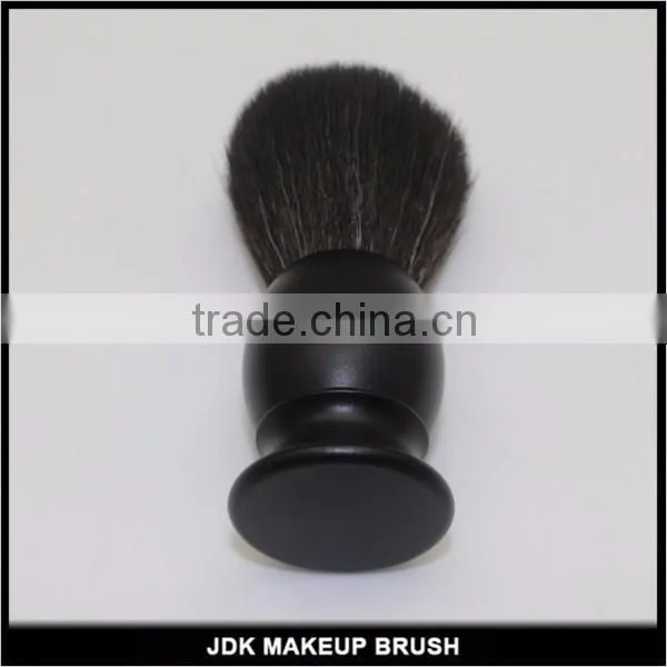 Perfect holy black shaving brush, custom logo metal shaving brush in black hair