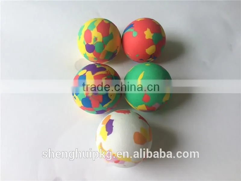 Hot sell cheap colorful eva foam ball toy gun eva ball promotional eva ball for kids playing