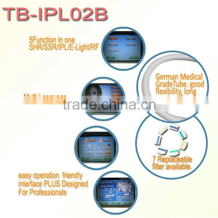 2016 new shape!!! ipl laser permanent facial hair removal for women for beauty salon