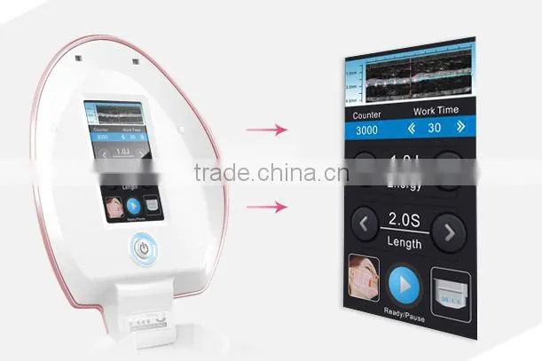 Newest Portable with CE hign focus ultrasound hifu machine / ultrasound hifu for wrinkle removal / hifu face lift for sale