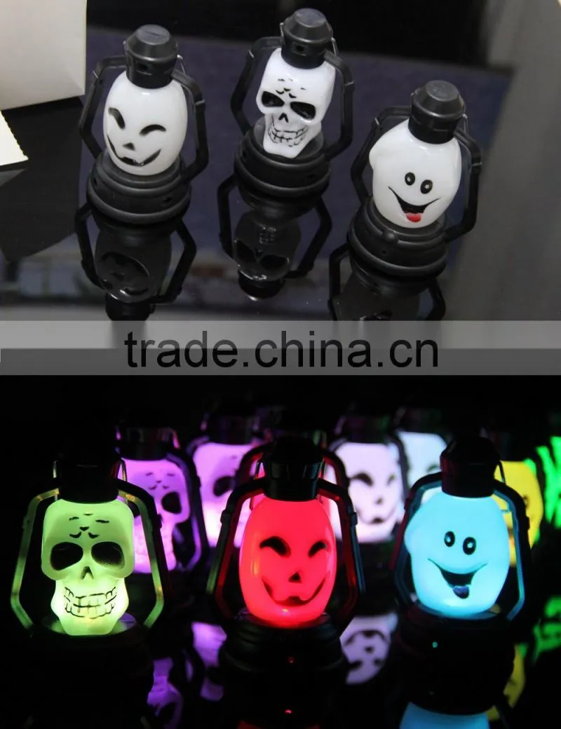 Halloween Witch Lantern Ghost Creepy Sound Lamp Battery Operated Light