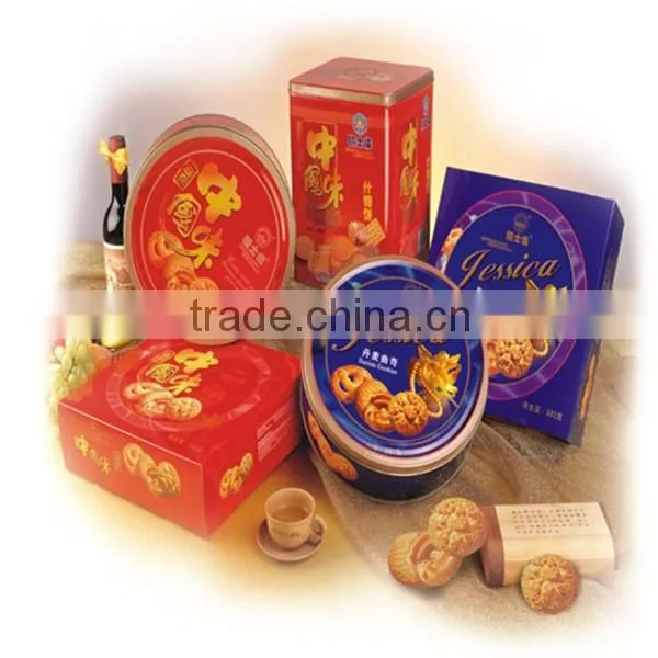 Crisp Sweet Danish Butter Cookies in Blue Tin
