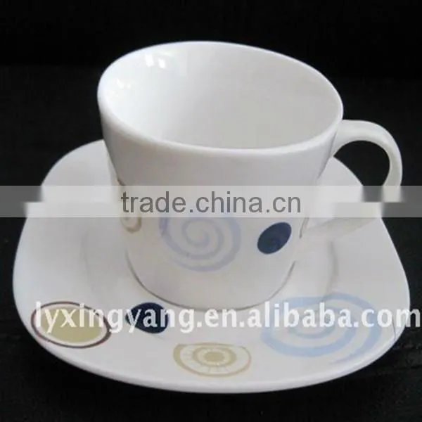 eggshell porcelain cup and saucer