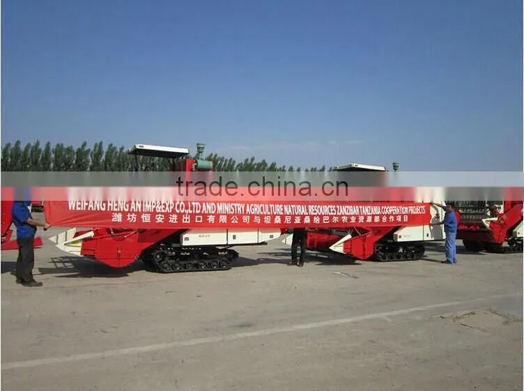 Heng An 3 row/ 4 row self-propelled Corn Maize Combine Harvester