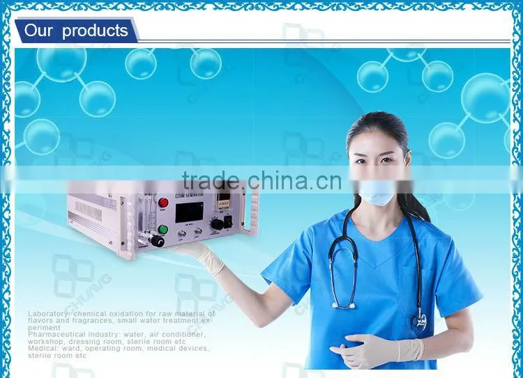 CE standard 7g high concentration output adjustable air ozonator for pharmaceutical industry