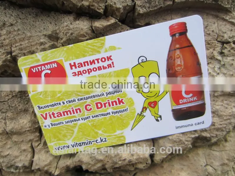 High quality CR80 blank inkjet pvc card, pvc id card