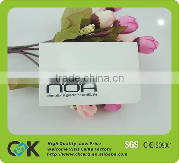 High quality International warranty card/product quality card