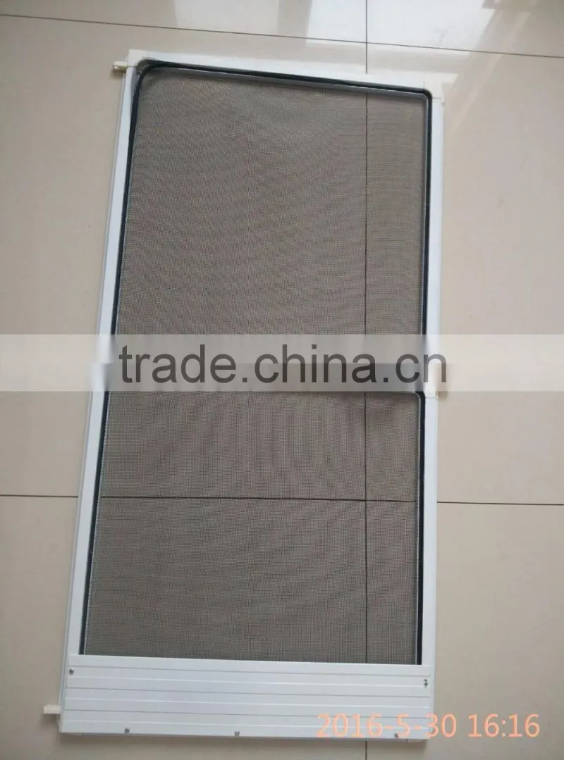 2016 new products DIY aluminum frame fiberglass mesh screen for hinge door