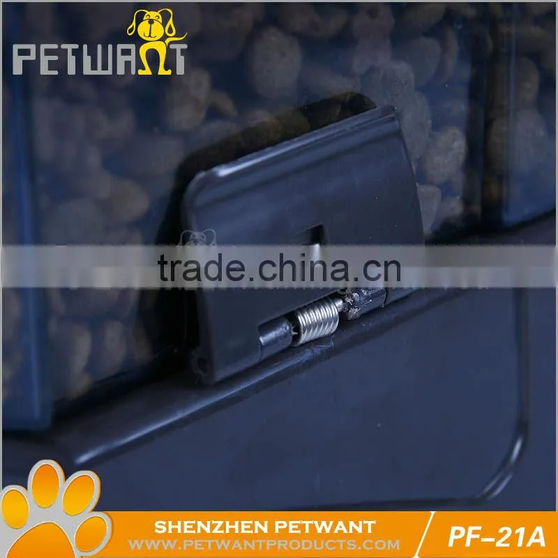 portable pet feeder PF-21 automatic pet feeder with remote controller