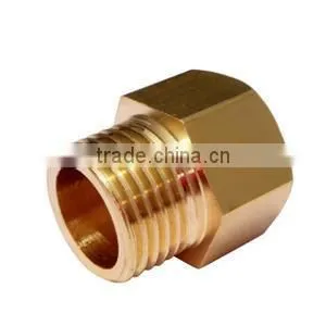 Male straight union compression fitting connector for PEX-AL-PEX bras fitting coupling for plumbing