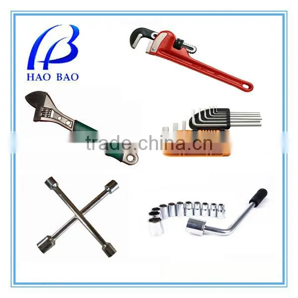 2016 New 5 different size lightweight adjustable wrench 6", 8", 10", 12", 15" hand tools