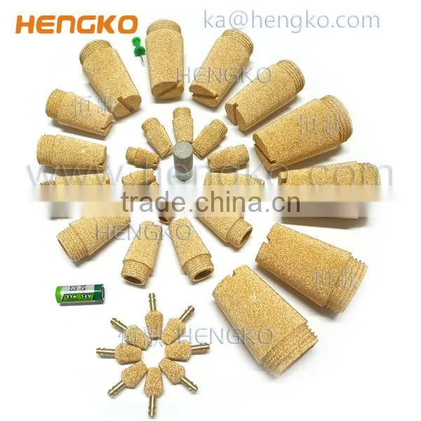 Powder sintered bronze filters cone