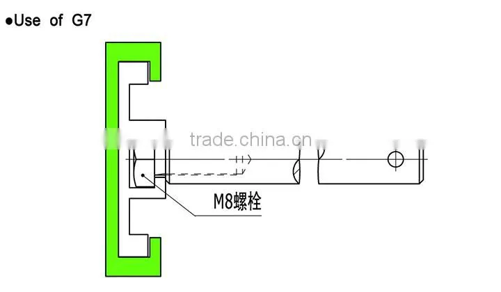 G7 Aluminum Side Guard rail for conveyors