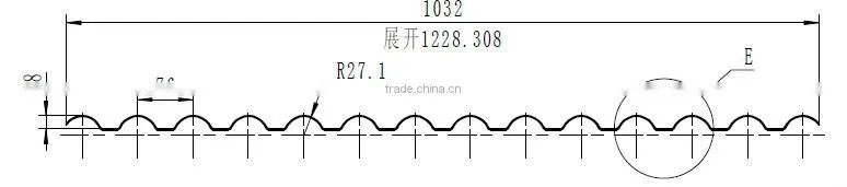 GENSIN/LIXIN polycarbonate corrugated sheet, PC wave sheet, PC roofing sheet