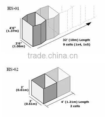 Hesco Container/barrier/fence/welded security gabion for military