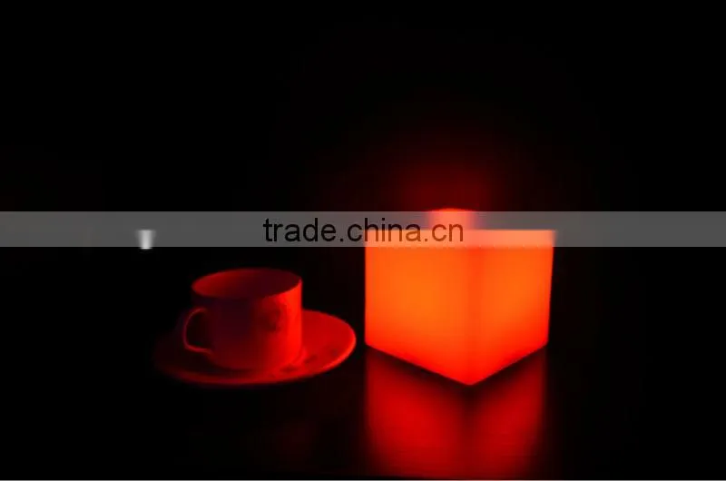 color changing cube shape table lamp for home bar hotel