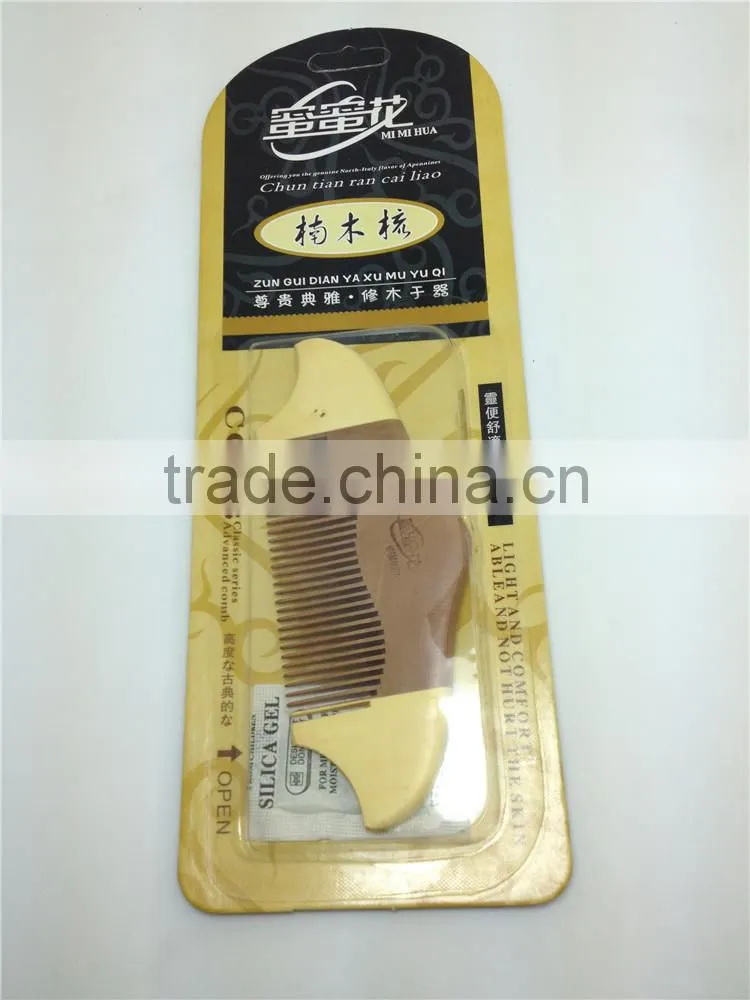 100% Nature Nanmu Wooden Combs 12.5*5