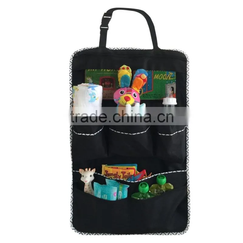 Kids back seat organizer car seat hanging bag
