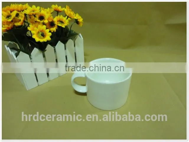 Personalized High Quality White ceramic cup table ware