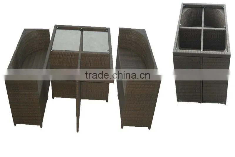 garden wicker coffee table sets