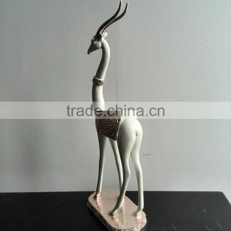 Resin reindeer figurine