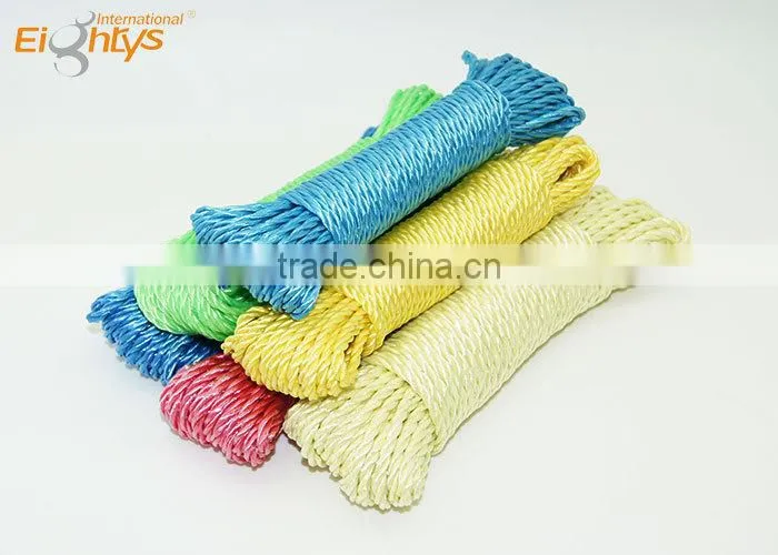 durable rope with raw material of polythylene clothesline