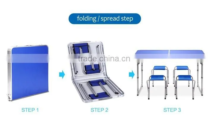 Jinhua foldable table new design aluminum folding table for market