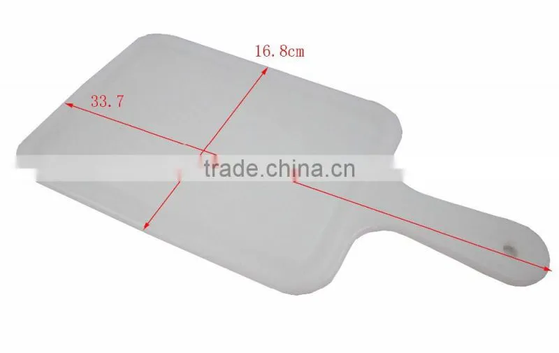 White Plastic Chopping Board/Cutting Board With Groove