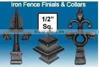 1/2'' Square Cast Iron Baluster Collar