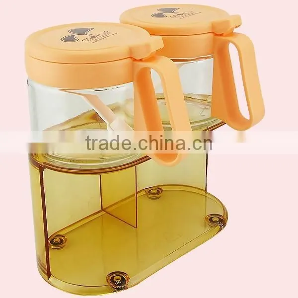 Food Grade Spice Condiment Sets Glass Cruets
