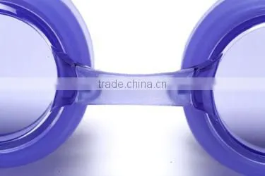 Customized junior swimming goggles with protect case silicone swim eyewear