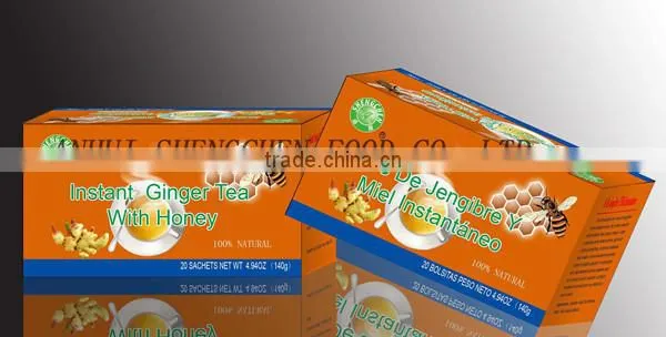 with honey Ginger flavor instant tea