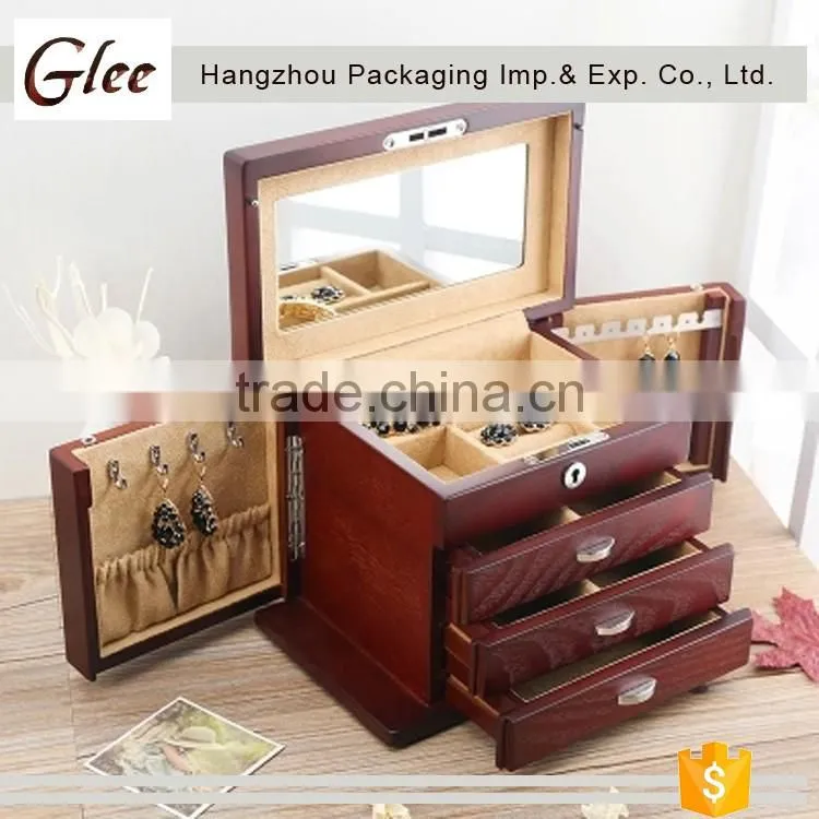 Luxurious superior beautiful wooden jewellery box
