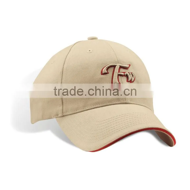 brushed cotton embroidery promotional cap SLH030