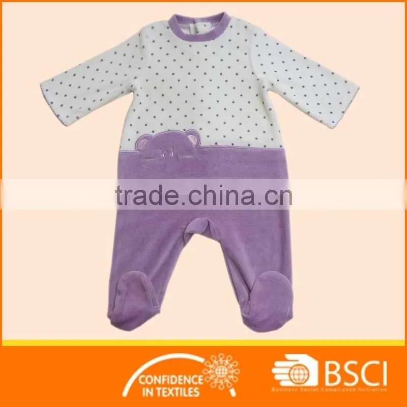 New Fashion Cartoon Printed Boutique Cotton Baby Clothes Romper