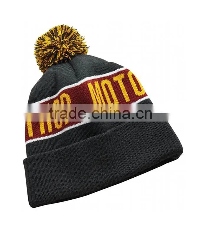 Professional Multifunctional heavy beanie with pom