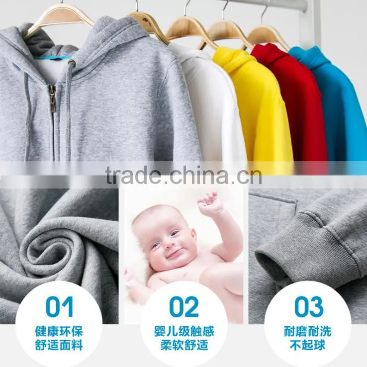 2017 wholesale promotion fashion design cheap zipper hoodies for sports