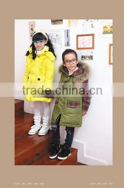 High quality girls winter jacket
