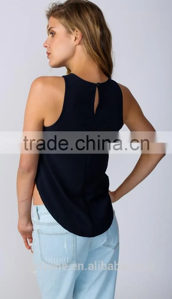 Latest design longer back lace front off shoulder lace top