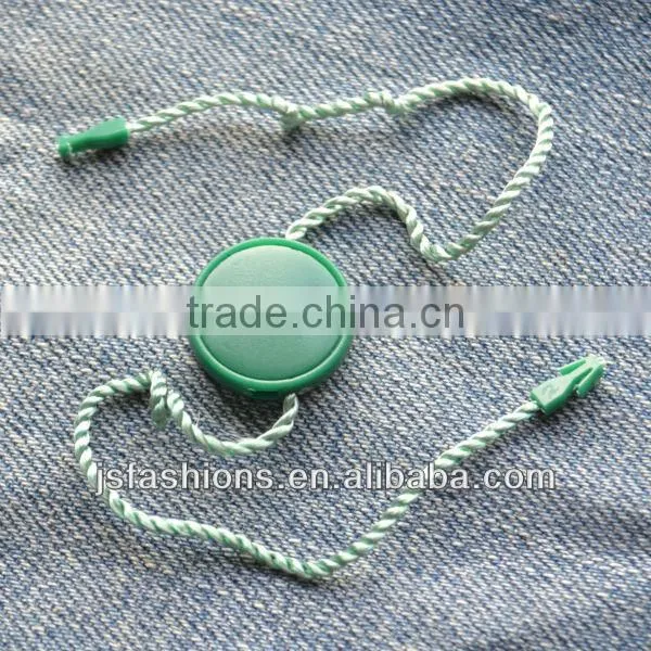 Fashion TESCO clothing string tag different color logo design for option customers' design is welcomed