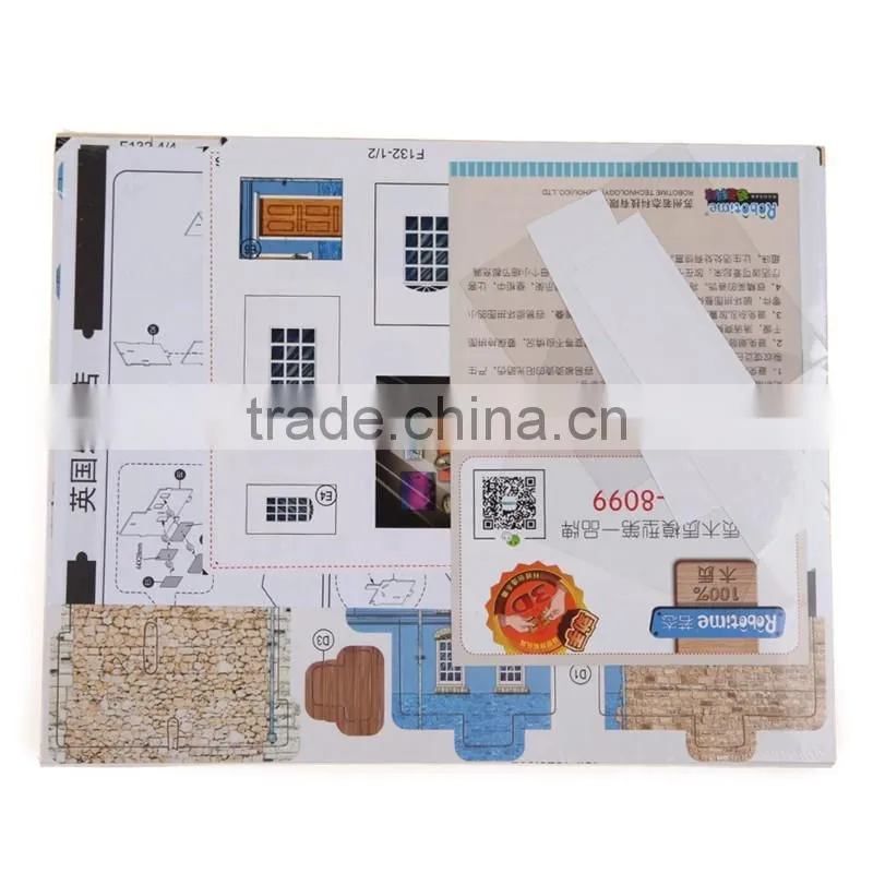 DIY Wood Assembling Toys Wooden Model Of Three-dimensional 3D Puzzle Educational Toys for Children Castle Model Jigsaw Puzzle