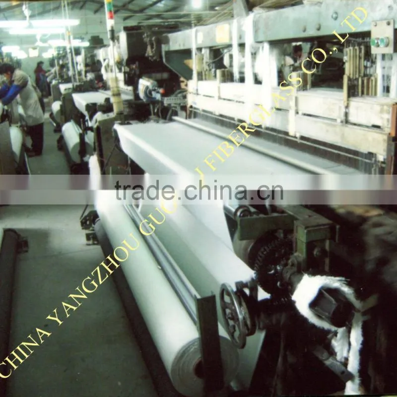 E-glass and C-glass plain woven fiberglass cloth