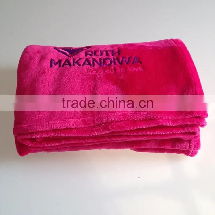 Fleece blanket polyster thermal print