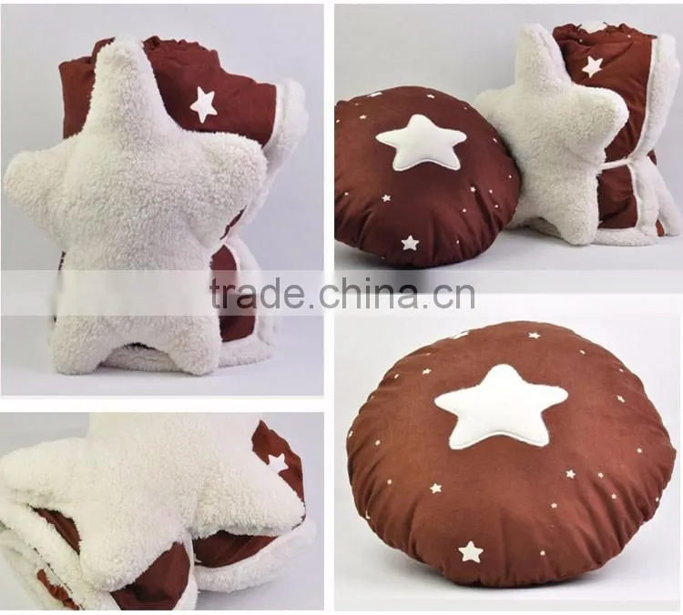 2016 New Design Star Blanket That Folds Into Pillow